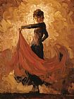 Flamenco Dancer Flamenco I painting